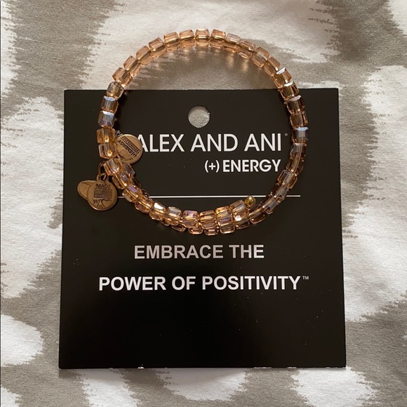 Pink power of positivity energy bangle - Picture 1 of 3